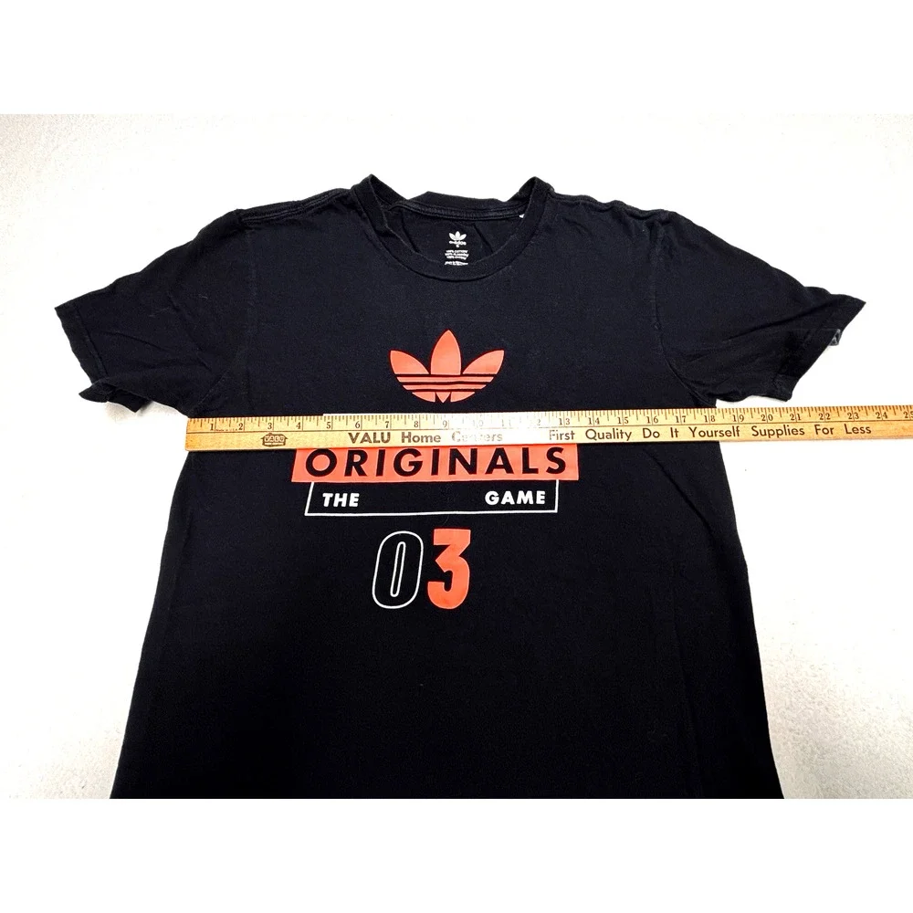 Mens Adidas Black w Pink Originals True to the Game T Shirt S Unworn?
